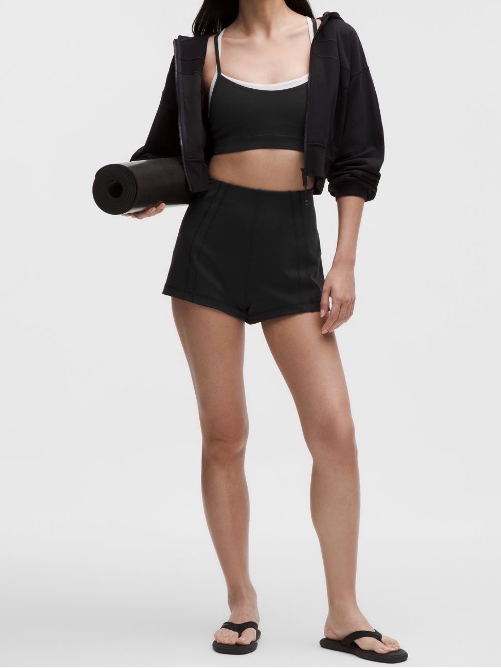 Lululemon Define micro short Luon Black size S  NWT
